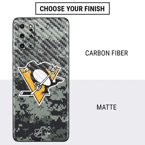 NHL Pittsburgh Penguins Camo Galaxy S20 Plus Skin